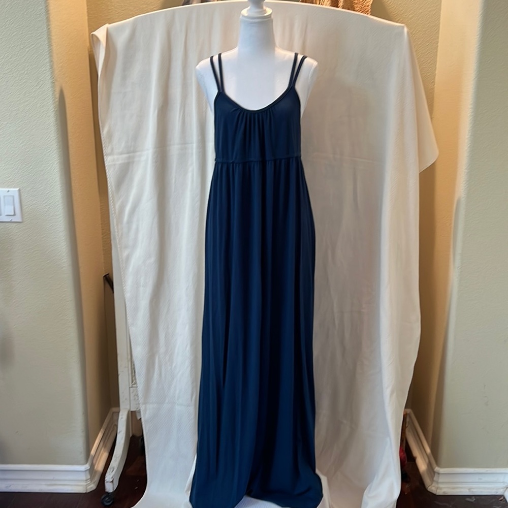 Mossimo Supply Co. Blue Maxi Dress. Size L.